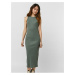 Zelené dámské pouzdrové basic šaty AWARE by VERO MODA Lavender - Dámské