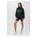 NEBBIA - Oversize mikina s kapucí GYM RAT 256 (black) - NEBBIA