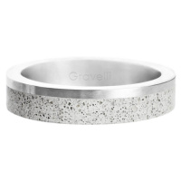Gravelli Betonový prsten Edge Slim ocelová/šedá GJRUSSG021 60 mm