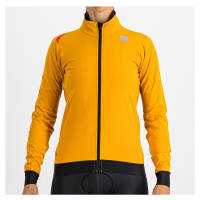 SPORTFUL Cyklistická větruodolná bunda - FIANDRE MEDIUM - žlutá/černá