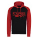 Stranger Things mikina, Logo Baseball Hoodie Black, pánská