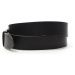 Kožený opasek Lee Buckle Belt Black černý