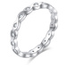 MOISS Elegantní stříbrný prsten s čirými zirkony R00019 47 mm