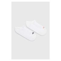 Ponožky 4F 2-pack dámské, bílá barva