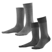 Calvin Klein pánské šedé ponožky 2 pack
