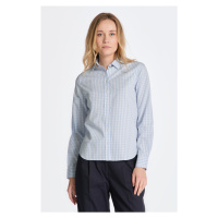 KOŠILE GANT REG BROADCLOTH GINGHAM SHIRT modrá