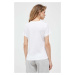 Bavlněné tričko Gant bílá barva