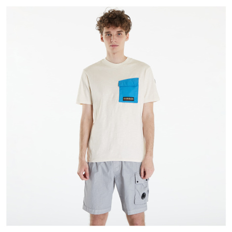 Tričko Napapijri Tepees Short Sleeve T-Shirt White Whisper