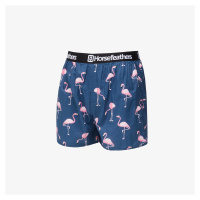 Horsefeathers Frazier Boxer Shorts Blue/ Flamingos Print