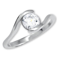 Brilio Silver Stříbrný zásnubní prsten 426 001 00422 04 54 mm