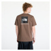 Tričko The North Face M S/S Box Nse Tee Smokey Brown/Tnf Black