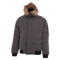 Peak Mountain Parka de ski vraie fourrure homme CALOZ Khaki