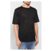Pánské tričko KM0KM00332-001 černá - Calvin Klein