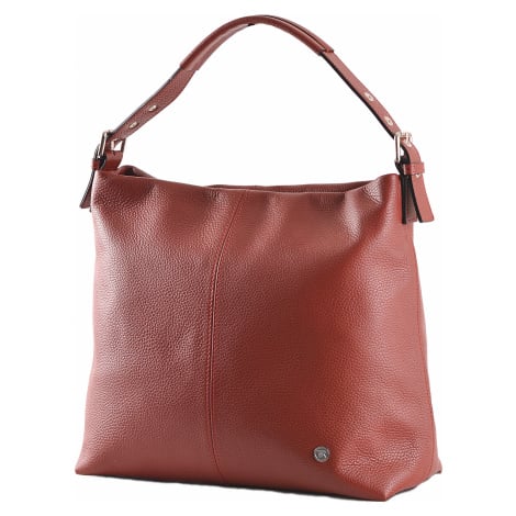 BRIGHT Dámská kožená kabelka přes rameno A4 Bordo, 30 x 12 x 23  (BR19-ANP8080-10DOL) | Modio.cz