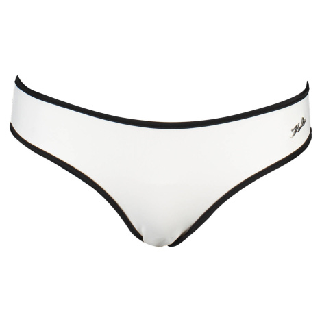 Bílý spodní díl bikin Karl Lagerfeld