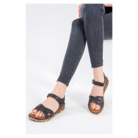 Fox Shoes Black Women's Sandals