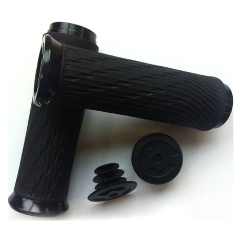 SRAM gripy - LOCKING GRIPS 85 mm - černá