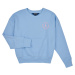 Polo Ralph Lauren BUBBLE PO CN-KNIT SHIRTS-SWEATSHIRT Modrá