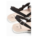 BONPRIX sandály s mašlí Barva: Černá