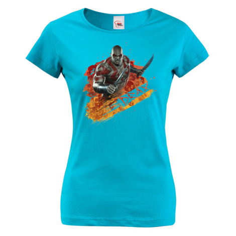 Dámské tričko s potiskem Drax - ideální dárek pro fanoušky Marvel BezvaTriko