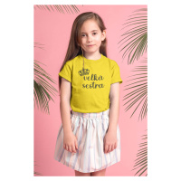 MMO Dětské tričko Velká sestra Barva: Žlutá