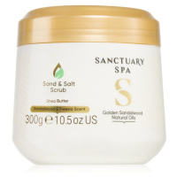 Sanctuary Spa Golden Sandalwood solný peeling na tělo 300 g
