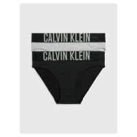 Dívčí kalhotky 2 Pack Girls Bikini Briefs Intense Power G80G800153029 šedá/černá- Calvin Klein