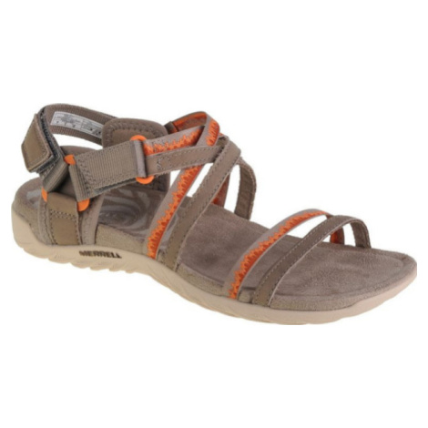 BÉŽOVÉ DÁMSKÉ SANDÁLY MERRELL TERRAN 3 CUSH LATTICE SANDAL Béžová