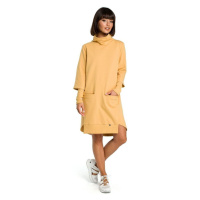 Bewear Dámské mini šaty Mandurah B089 žlutá Žlutá
