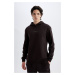 DEFACTO Regular Fit Hooded Printed Sweatshirt