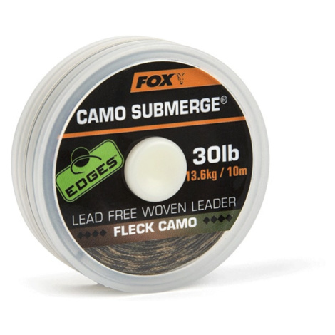 Fox Šňůra Edges Submerge Camo Leader Fleck Camo 10m - 50lb