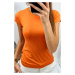 Oranžové tričko s krátkým rukávem
