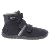 Barefoot dětské zimní boty Fare Bare - B5646201 modré