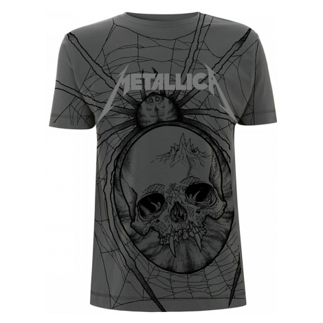 Metallica tričko, Spider Charcoal, pánské Probity Europe Ltd