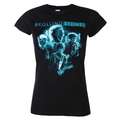 Tričko metal dámské Rolling Stones - Band Glow - ROCK OFF - RSTEE18LB