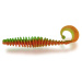Magic Trout Gumová nástraha T-Worm Twister 1,5g 5,5cm Sýr 6ks - Neon zelená/černá