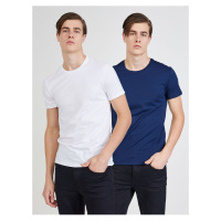 Levi's Sada dvou pánských triček v bílé a modré barvě Levi's® The Perfect - Pánské