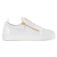 Kožené sneakers boty Giuseppe Zanotti May London bílá barva, RU00010.004