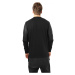 Long Zipped Leather Imitation Crewneck