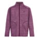 Dívčí lyžařská mikina se zipem COLOR KIDS GIRLS Fleece jacket, melange,opera mauve