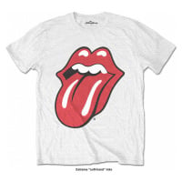 Rolling Stones tričko, Classic Tongue White, pánské