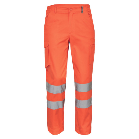 Cerva Vigo Pánské HI-VIS pracovní kalhoty 03520011 oranžová Červa