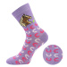 Dívčí ponožky Boma - Filip 05 ABS, růžová, fialková Barva: Růžová