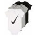 Nike Sportswear Dupačky/body šedý melír / černá / bílá