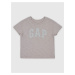 Béžové holčičí tričko logo GAP