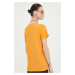 Bavlněné tričko Marc O'Polo oranžová barva