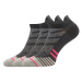 Voxx Rex 17 Dámské nízké ponožky - 3 páry BM000004113800100619 tmavě šedá