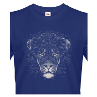 Pánské tričko s potiskem lva - tričko pro milovníky lvů