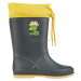 Dětské gumáky Coqui 8508 Antracit/Yellow Hero