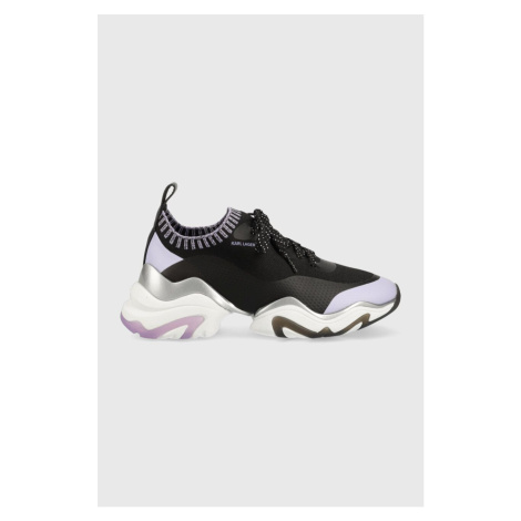 Sneakers boty Karl Lagerfeld GEMINI černá barva, KL62331